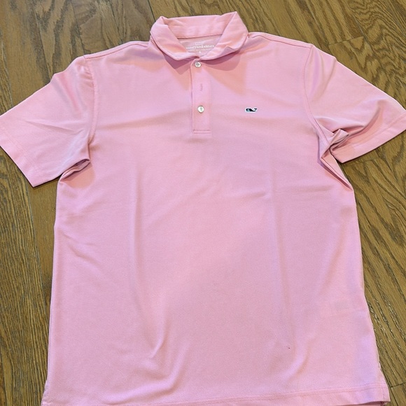 Men’s Vineyard Vines Pink Polo size small - Picture 2 of 3